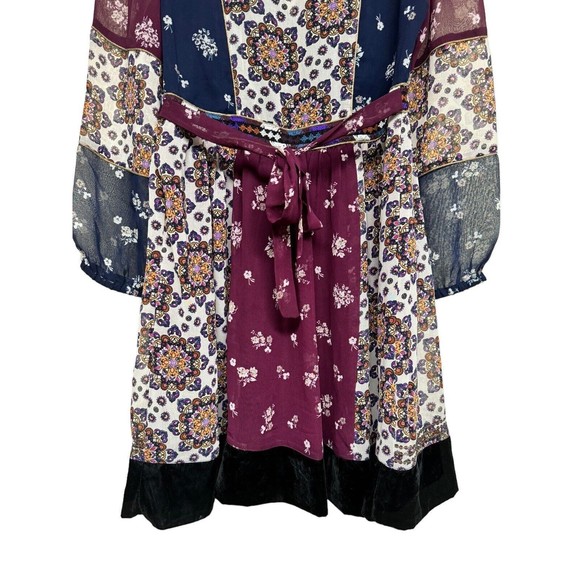 Maeve For Anthropologie Quartier Latin Patchwork Dress Women’s Size Medium - Picture 6 of 10